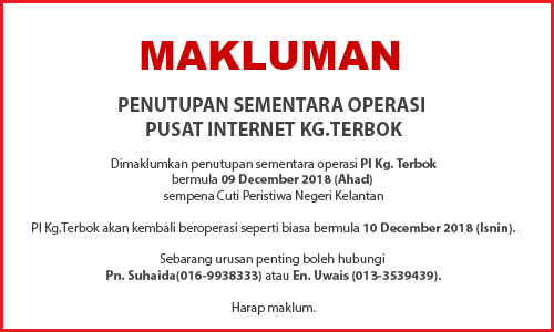 NOTIS PENUTUPAN PI 9 dec