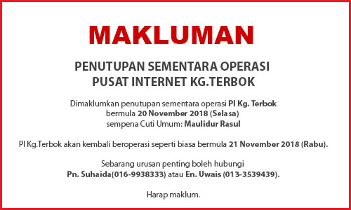 NOTIS PENUTUPAN PI